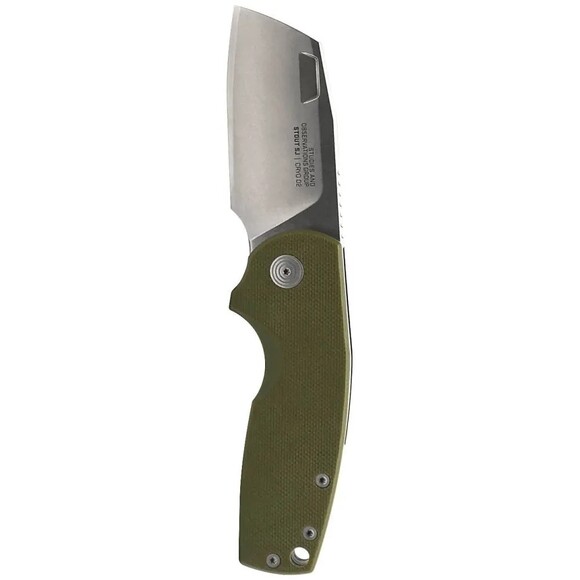 Складной нож SOG Stout SJ (cleaver/OD green/stonewash) (SOG 16-03-06-57) изображение 7