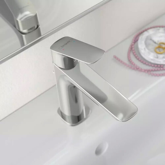 Смеситель для раковины HANSGROHE Logis 110, однорычажный (71251000) изображение 4