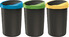 Баки для сортировки мусора Prosperplast Keden Compacta R, комплект 3x40 л (5905197562742)