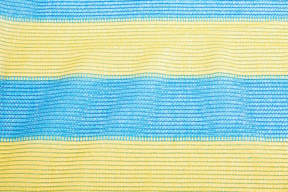 Сетка затеняющая KARATZIS 65% 6x10 м, желто-голубая (5203458763403) изображение 4