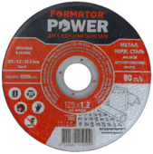Отрезной диск по металлу FORMATOR POWER, 125х1.0х22.2 мм (4212510)
