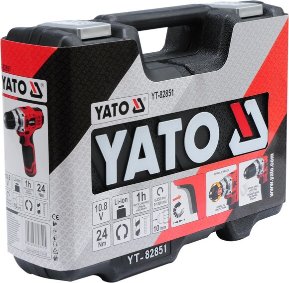 Аккумуляторный шуруповёрт Yato YT-82851 изображение 4