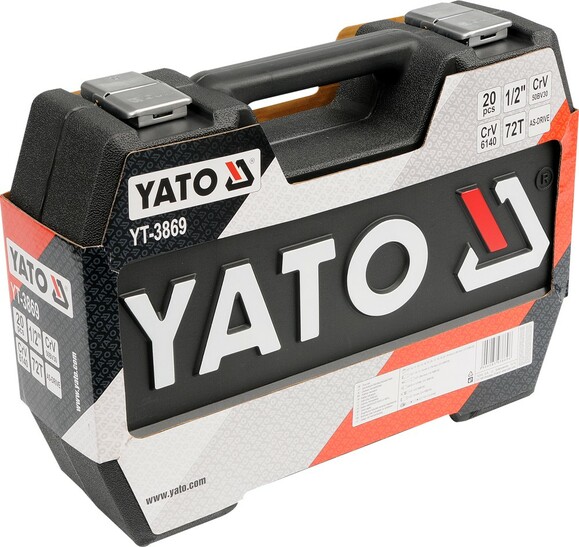 Набор торцевых головок Yato YT-3869 изображение 4