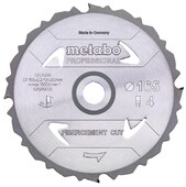 Пильний диск Metabo Fibercement cut PCD 165х2.2/1.6x20, Z4 FZ 5 град (628289000)