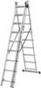Лестница  алюминиевая трехсекционная LADDER STANDARD 3х11 (190-9311)