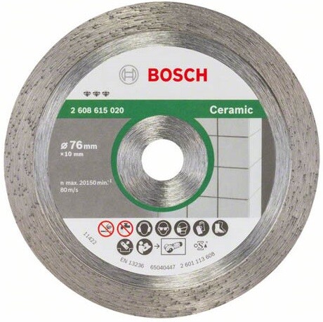 

Алмазный отрезной диск Bosch Standard for Ceramic 76х10 мм (2608615020)