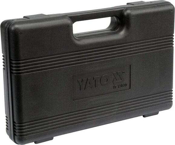 Тестер вимірювання тиску оливи з адаптерами Yato, 0- 35 бар (YT-73030) фото 3