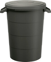 Бак для мусора Prosperplast Smooth 80 л, черный (5905197463346)