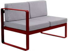 Двомісний диван OXA desire, правий модуль, червоний рубін (40030004_14_55)