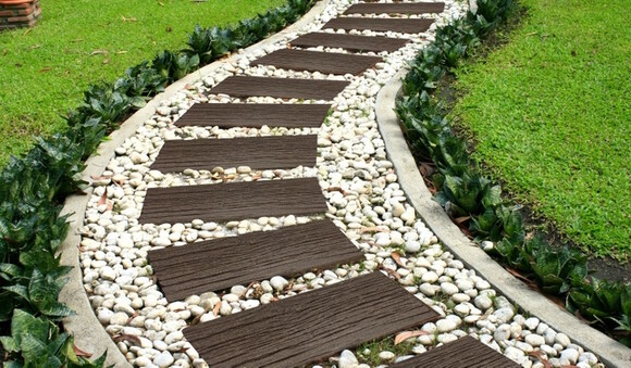 Декор MultyHome, шпали для садових доріжок 25х60 см, коричневі (5907736267460) фото 10