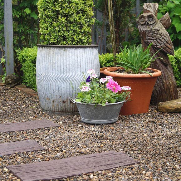 Декор MultyHome, шпалы для садовых дорожек 25х60 см, коричневые (5907736267460) изображение 12