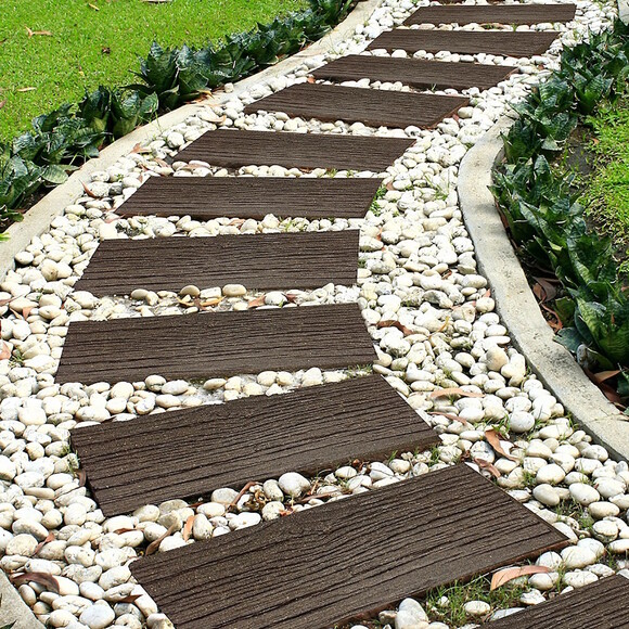 Декор MultyHome, шпалы для садовых дорожек 25х60 см, коричневые (5907736267460) изображение 9