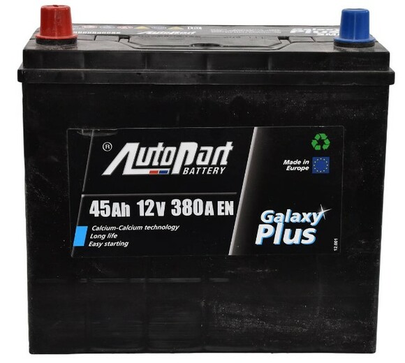 Автомобильный аккумулятор AutoParts Galaxy Plus Japanese, 45 Aч, 12 В (ARL045-J01) изображение 2