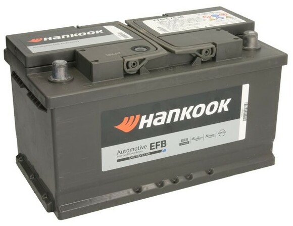 Автомобільний акумулятор Hankook EFB57530 фото 2