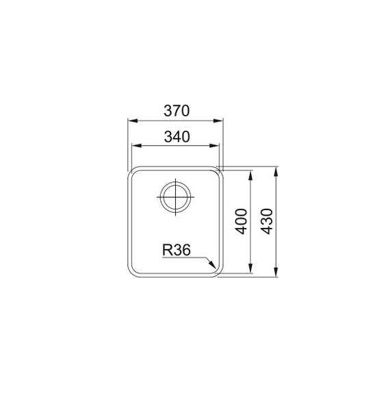 Мойка кухонная Franke Aton ANX 110-34 (нержавейка) (122.0204.647) изображение 4