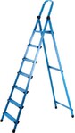 Стремянка металлическая WORK'S 407 (7 ст., синяя) (63274)