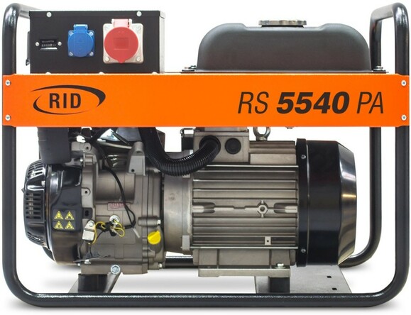 Бензогенератор RID RS 5540 PA фото 2