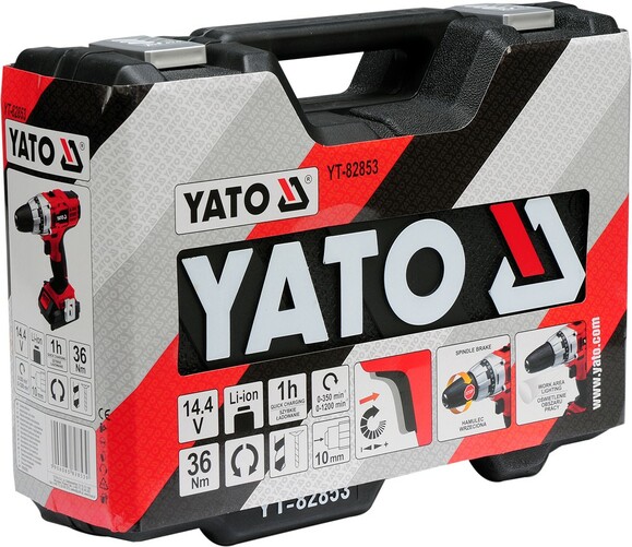 Аккумуляторный шуруповёрт Yato YT-82853 изображение 4