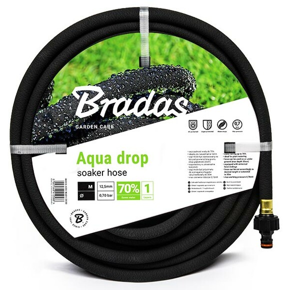 Шланг для поливу Bradas AQUA-DROP 1/2 дюйм (WAD1/2025)
