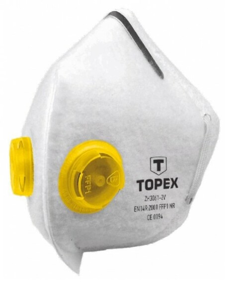 Маска захисна 2 клапана FFP1 TOPEX (82S138)