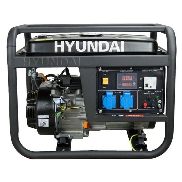 Бензиновий генератор Hyundai HY4100L фото 3