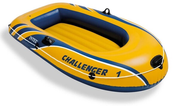 Одноместная надувная лодка Intex Challenger 1 (68365)