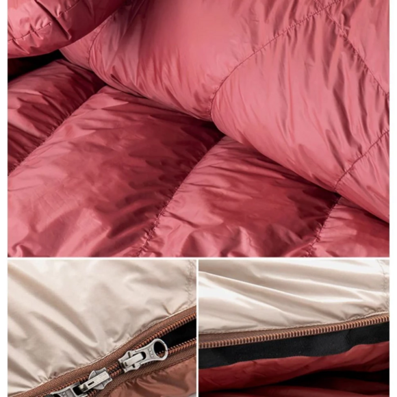 Спальник с натуральным пухом Naturehike Snowbird NH20YD001, p-р L, коричневый 380 г изображение 9