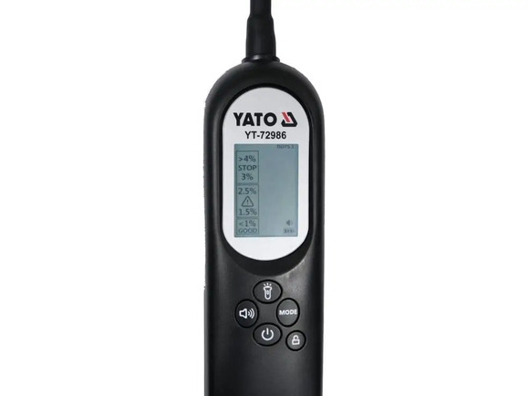 Тестер тормозной жидкости Yato с LCD дисплеем и звуковым сигналом (YT-72986) изображение 3