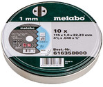 Набір відрізних дисків Metabo SP Inox TF 41, 115x1x22.2 мм, 10 шт. (616358000)