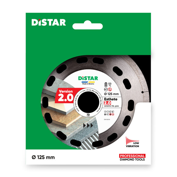 Алмазный диск по керамике Distar Esthete 2.0 1A1R, 125х22.23 мм (10126024010) изображение 5