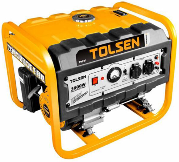Бензиновый генератор Tolsen 3000W (79991)