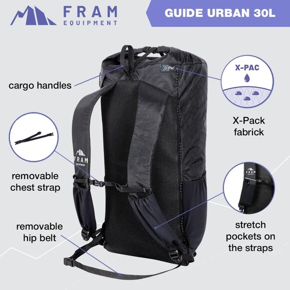 Рюкзак Fram Equipment Guide Urban 30L (желтый) (id_7126) изображение 3