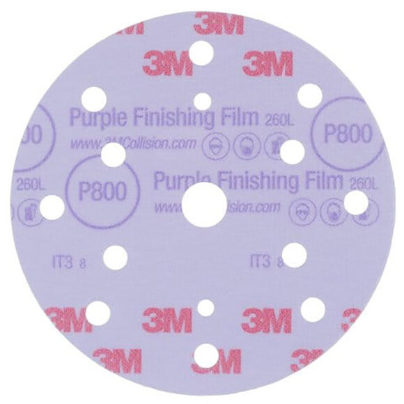 Микротонкий абразивный диск 3M 260L+, 150 мм, P800, LD861A (51155)