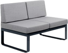 Двухместный диван OXA desire, центральный модуль, серый гранит (40030007_14_58)