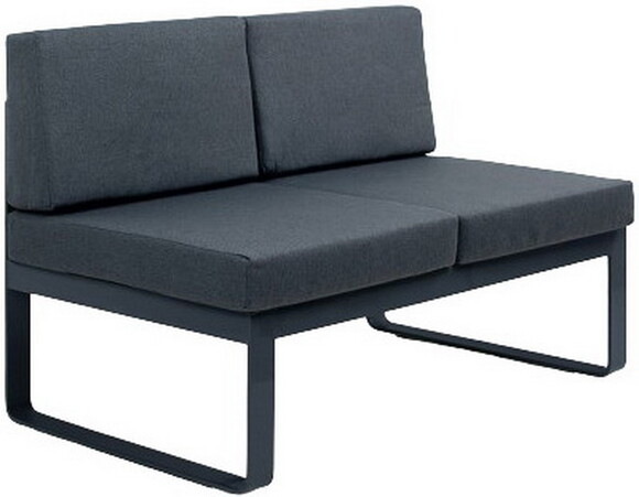 Двомісний диван OXA desire, центральний модуль, сірий граніт (40030007_14_58) фото 2