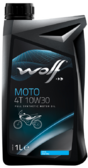 Моторное масло для мотоциклов WOLF MOTO 4T 10W-30, 1 л (1043806)