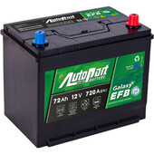 Автомобільний акумулятор AutoPart EFB Japan Euro 12В, 72 Аг (ARL072-EFBJ)