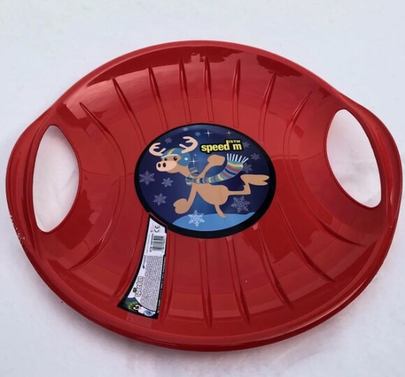 Санки-диск Prosperplast SPEED-M, красные (5905197065212) изображение 2