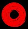 Неонова світлодіодна гірлянда-трубка MAG-2000, червона, 5 м, SMD2835 (950064)