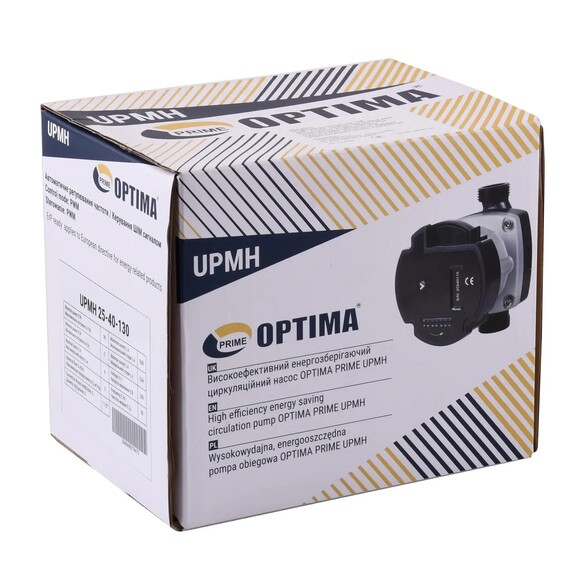 Циркуляционный насос Optima PRIME UPMH 25-40AUTO (27867) изображение 5