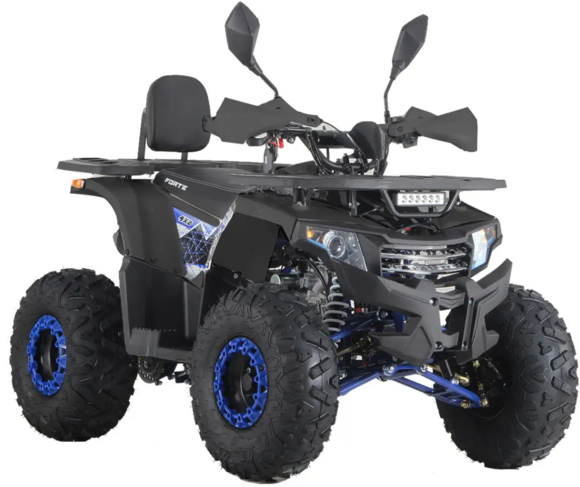 Квадроцикл Forte ATV125F (чорно-синій) (130176)