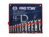 Набор укороченных комбинированных ключей King Tony 1282MR (12 предметов)