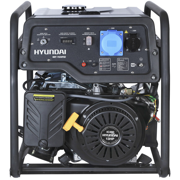 Бензо-газовый генератор Hyundai HHY 7020 FGE изображение 3
