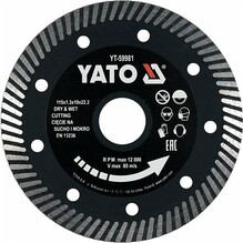 Диск отрезной Yato 115x1.3x10x22.2мм (YT-59981)