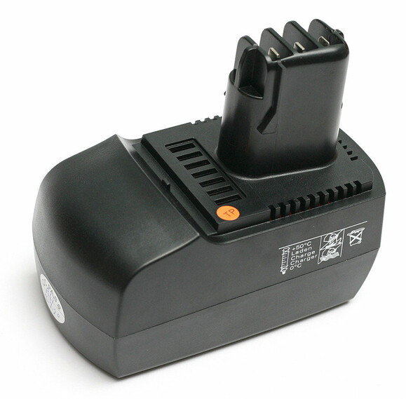 Аккумулятор PowerPlant для шуруповертов и электроинструментов METABO GD-MET-14.4(B), 14.4 V, 4 Ah, Li-Ion (DV00PT0017) изображение 2