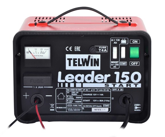 Пуско-зарядний пристрій Telwin LEADER 150 START фото 4