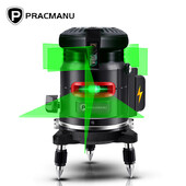 Лазерный уровень Pracmanu 5-линейный BG5X11 зеленый (LP12033)