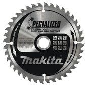 Пильный диск Makita Specialized по дереву с гвоздями 165x20мм 40T (B-09472)