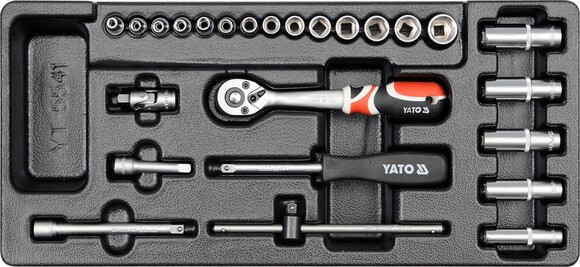 Вкладиш для інструментальної шафи Yato торцеві головки та аксесуари (YT-5541)