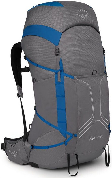 

Рюкзак Osprey Exos Pro 55 L/XL Dale grey/Agam blue (009.3299)